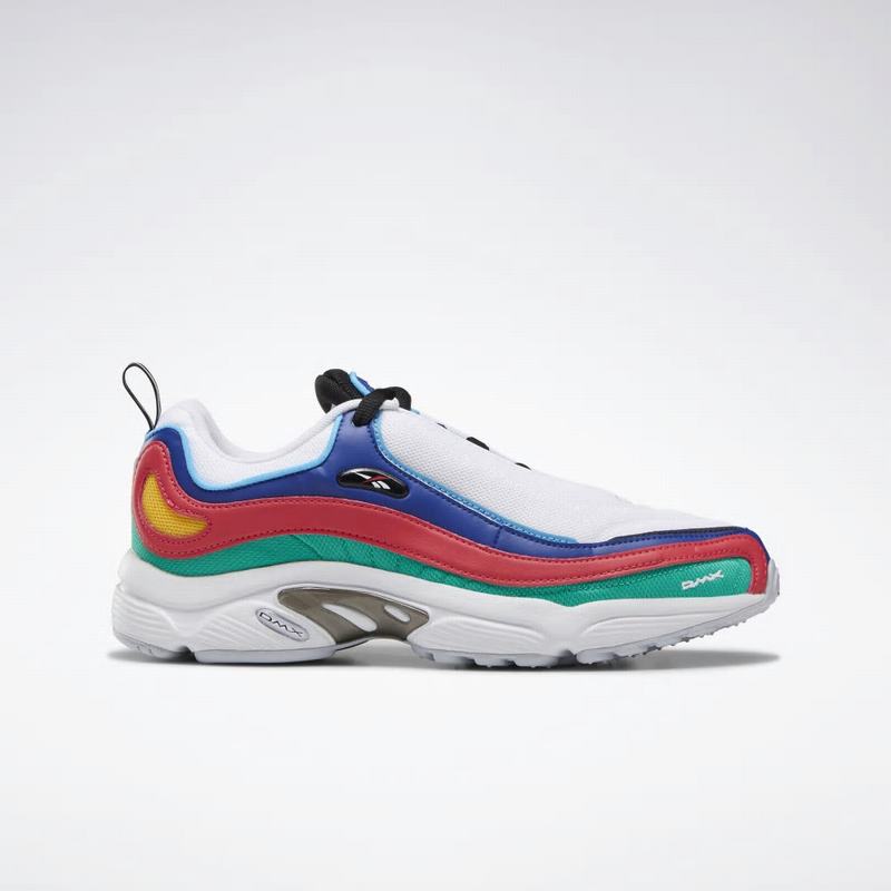 Tenisi Reebok Daytona Dmx Barbati Albi/Roz Romania JO3094CZ